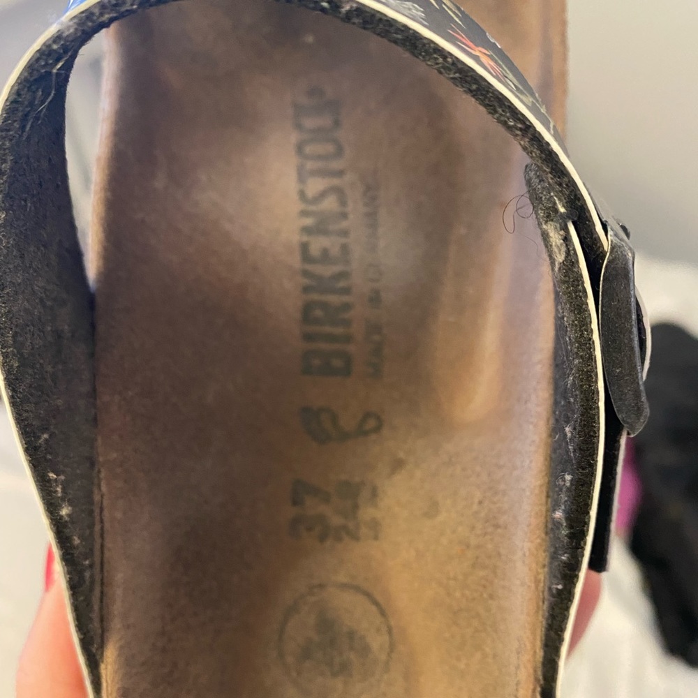 Birkenstock thong sandal.